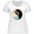 thumbnail image 3 of Inktastic Rock Climbing Mountain Climber Silhouette Women's Plus Size T-Shirt, 3 of 5