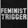 thumbnail image 2 of Feminist Trigger Equality Movement Zip Hoodie Sweatshirt Women Brisco Brands M, 2 of 5