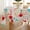 Red, variant on Duty Vinyl Tablecloth with Flannel Backed, Waterproof Oil-Proof Plastic Table Cloth, Wipeable Spill-Proof PVC Table Cover for Dinner Outdoor Picnic