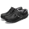 thumbnail image 2 of nuevos zapatos planos de cuero de moda, zapatos de punta de mujer de fondo suave, mocasines femeninos, botas planas informales para mujer, 2 of 5
