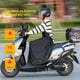 thumbnail image 4 of Manta para Rodillas  Piernas Cubierta Lluvia Universal Impermeable Scooter Moto, 4 of 9