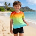 thumbnail image 3 of Shadoumai Baby Boys Swimsuits Dinosaur Bathing Suit Toddler Sun Rash Guard Swimwear 0 3 Years, 3 of 4