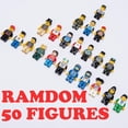 thumbnail image 2 of Figura de acción Minifigures ELECBYTES Minifigs de juguete, 50 unidades, 2 of 7