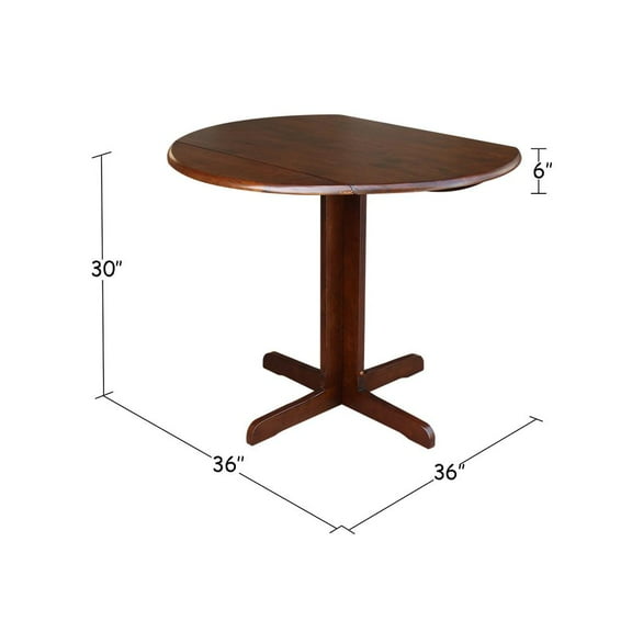 Dual Drop Leaf Table, 36"