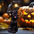 thumbnail image 4 of Liquidation! Miniatures d'Halloween Figurines en Résine Mini Têtes de Scène de Corbeau Accessoires de Village pour Fête d'Halloween Décoration de Table Ornement de Bureau d'Halloween, 4 of 6