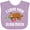 Lavender, variant on Inktastic Valentine's Day I Love You Slow Much with Cute Sloth Boys or Girls Baby Bib