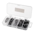 thumbnail image 2 of Wswqop 500Pcs High Strength Fishing Crimps Sleeves Full Size Kit Leader Rigging Tackle, 2 of 9