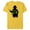 Yellow, variant on Disney Peter Pan & Wendy Captain Hook Captain of Chaos - Short Sleeve Blended T-Shirt for Adults - Customized-Yellow