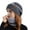 Grey, variant on harmtty Fashion Women Autumn Winter Hat Scarf Set Windproof Cold Prevention Soft Thick Fleece Lined Scarf Beanie Hat Beige