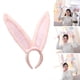 thumbnail image 5 of Diadema, accesorio para el cabello de tamaño peludo, diadema de animal para disfraz de Halloween o fiesta de graduación. blanco rosa, 5 of 8