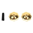 thumbnail image 2 of Hand Cymbals, Finger Expander Wear Great Sound Dance Finger Zills Comfortable Plum Blossom Shape Easily Hold  For Performance, 2 of 8