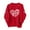 A02 Red, variant on yievot Women Valentine's Day Sweatshirt Heart Printed Long Sleeve Tops Crew Neck Pullover