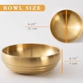 thumbnail image 2 of ABPETE Key Bowl for Entryway Table, Decorative Bowls and Key Dish Holder, Fruit Bowls for Kitchen Counter Table, 8.26" Gold, 2 of 6