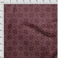 thumbnail image 4 of oneOone Cotton Poplin Maroon Fabric Running Stitch Floral Dress Material Fabric Print Fabric By The Yard 42 Inch Wide, 4 of 4