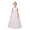 White, variant on Flower Girls Dresses for Wedding Satin Tulle Princess Pageant Dress Kids Pearls Prom Ball Gowns with Bow-Knot Ivory (2 -3Years）