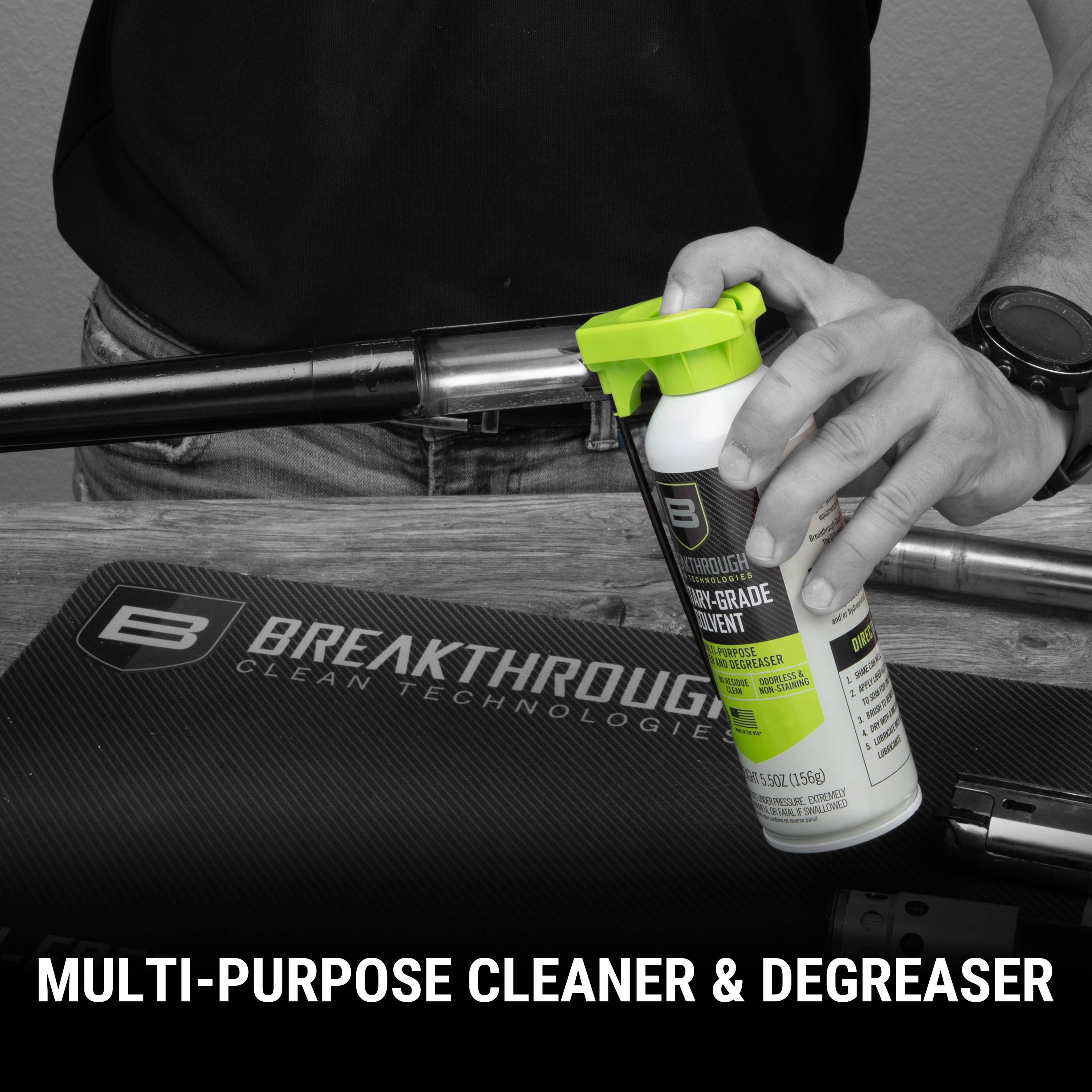 Breakthrough Clean Technologies® Aerosol Military-Grade Solvent, 5.5oz, Clear