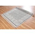 thumbnail image 4 of Casavani Outdoor Yoga Flat Weave Geometric Rug,Beige 9x12Ft, 4 of 6