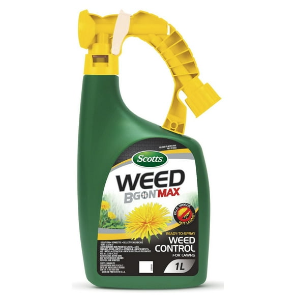 Scotts Weed B Gon MAX Ready-To-Spray Weed Control for Lawns - 1L