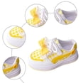 thumbnail image 7 of enyan Girls Sneaker Athletic Slip On Sneakers Comfortable Bungee Girls Running Shoes (Toddler/Little Kid/Big Kid) Yellow,1.5, 7 of 7