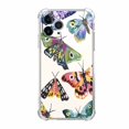 thumbnail image 1 of Rainbow Butterfly Clear Case for iPhone 11 Pro Max,Transparent Soft TPU Bumper Full Cover Case, 1 of 1