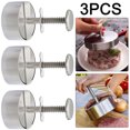 thumbnail image 1 of Molde para Hamburguesas Accesorios Herramientas Acero Inoxidable 3 Uds. (8CM), 1 of 8