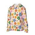 thumbnail image 2 of Easygdp Groovy Daisy Flowers Lightweight Long Sleeve Sun Shirt Sports long-Sleeved Sun Protective Clothing, Quick Drying Breathable - Medium, 2 of 9