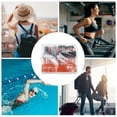 thumbnail image 5 of Unique Bargains Leakproof Travel Container Set with Zipper Pouch Black, Clear 6Pcs, 5 of 6