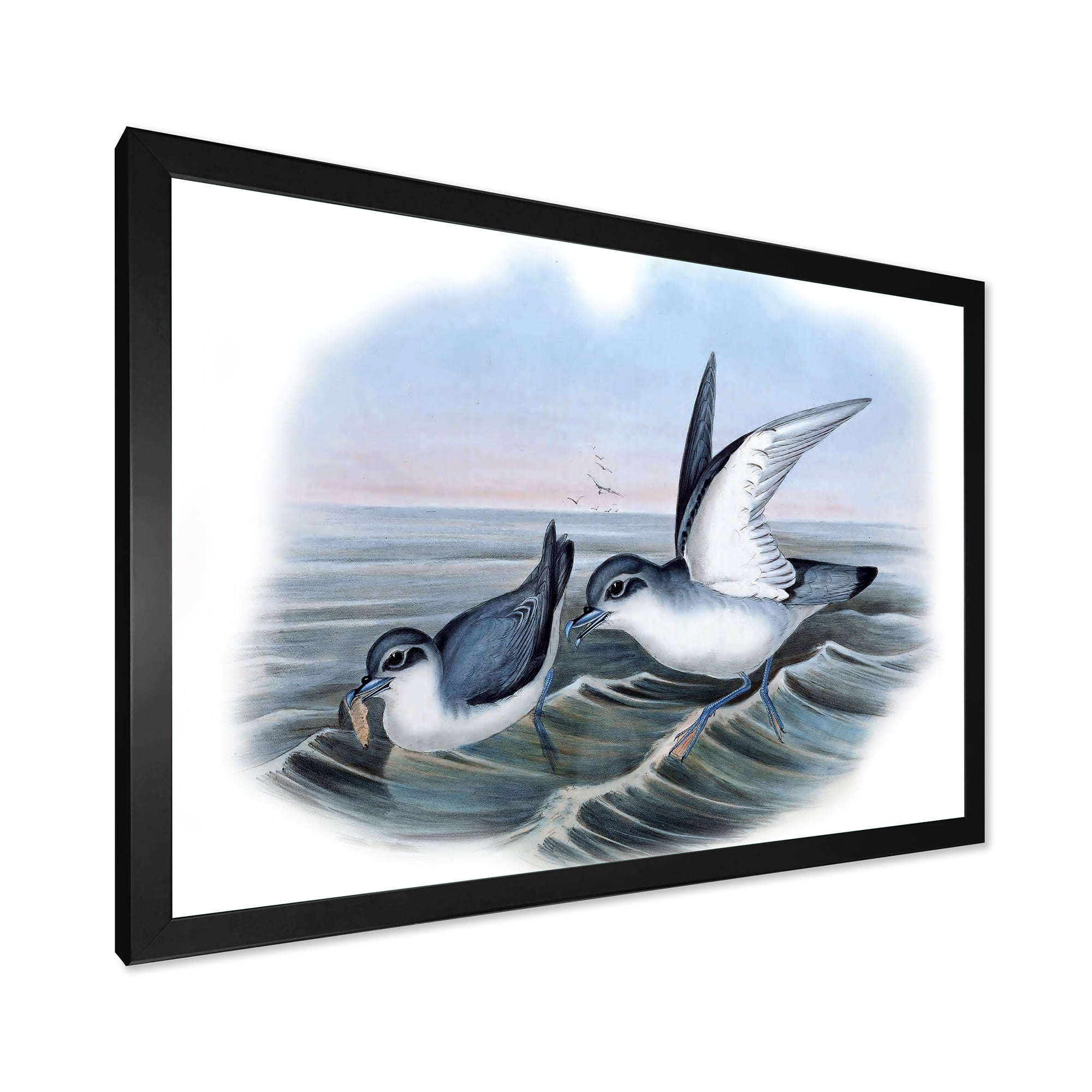 Designart 'Ancient Bird Life X' Traditional Framed Art Print
