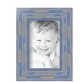 thumbnail image 2 of ArtToFrames 4" x 6" Blue Picture Frame, 4x6 inch Blue Wood Poster Frame (WOM-4377),  Pack, 2 of 8