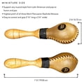 thumbnail image 1 of Meinl Percussion MSM2 Natural Rawhide Maracas, 1 of 4