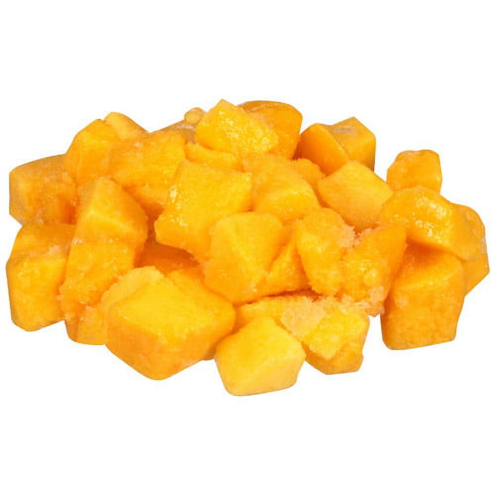 Dole All Natural Quick Frozen individual Mango Chunks, 5 lb - Case of 2