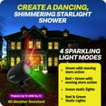 thumbnail image 6 of Startastic Laser Projector Lights Outdoor Indoor Holiday Star Lights for Halloween Christmas New Years Waterproof, 6 of 8