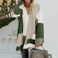 thumbnail image 2 of 2DXuixsh Veste pour Femmes Femmes Dames Hiver Manches Longues Décontractée Ample Chandail Tricoté Vestes Manteau Hauts Chaud Coupe-Vent Vestes Mode Décontractée Vert Taille TTG, 2 of 8