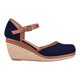 thumbnail image 2 of Cuñas Stylo para mujer suede marino 7073, 2 of 4