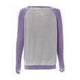 thumbnail image 3 of Ladies' Zen Contrast Crew - CEMENT/ VERY BRY - 2XL, 3 of 3