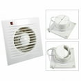 thumbnail image 1 of Wall Mounted Extractor Fan, Wall Extractor Fan, For Bathroom Kitchen, 1 of 8