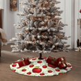 thumbnail image 4 of Fotbe Fruit Apples Pattern Christmas Tree Skirt, Tree Skirts Plush Christmas Decorations, Christmas Tree Skirts Xmas Decorations Holiday Party Decor-36", 4 of 6