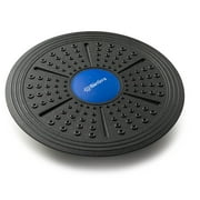Bintiva Adjustable Balance Board, Extra Wide Diameter, For Fitness, Balance, and Stability Training, Blue Center