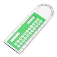thumbnail image 4 of Naierhg Mini Solar Transparent Ruler Calculator with Magnifier Student School Supplies, 4 of 5