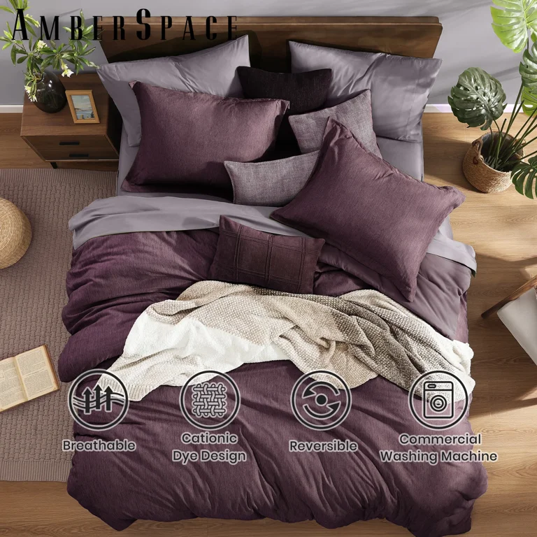 Bedsure Queen Comforter Set - Taupe Soft Bedding for