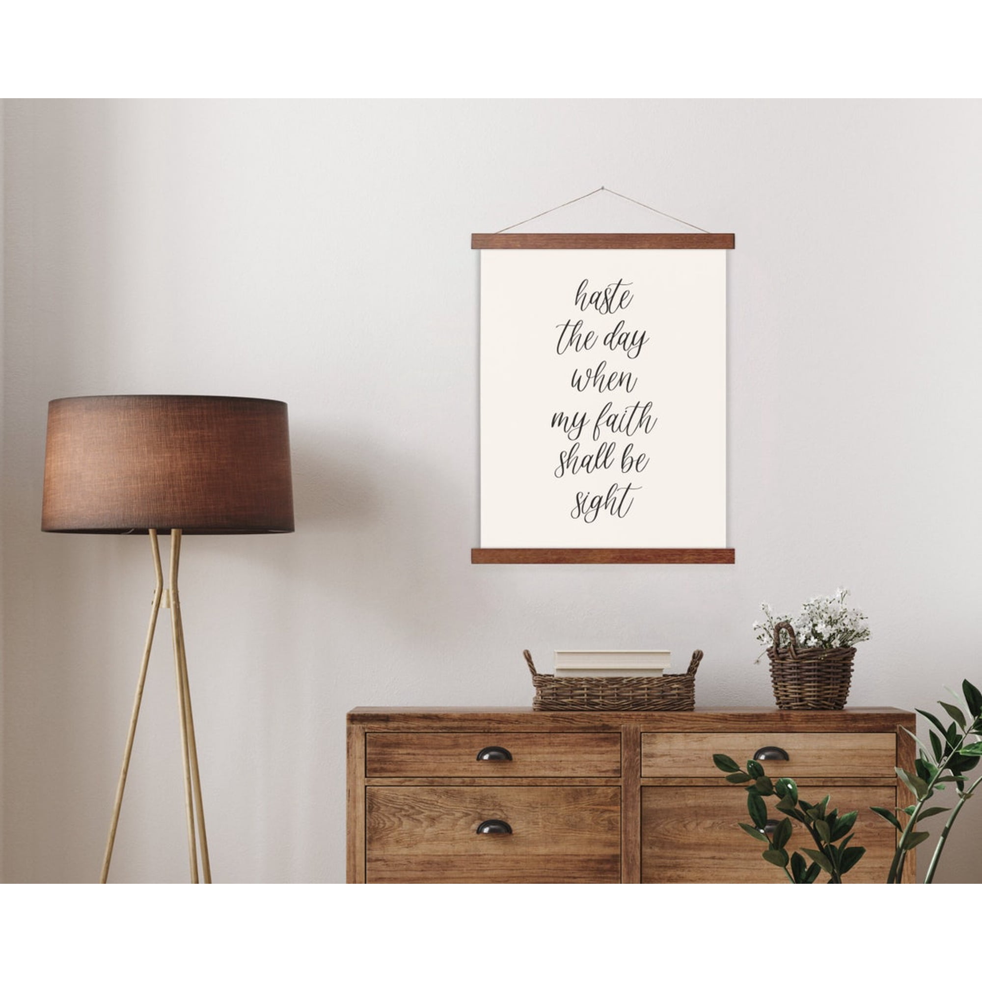 It Is Well Hymn Wall Art Oh Lord Haste The Day When My Faith Shall Be Sight Wall Art Decor Christian Art Hymn Lyrics Print
