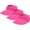 Pink, variant on siminsem Sun Visor Hat for Women UPF 50 Wide Brim Lightweight Foldable Ponytail Cutout Beach Sun Hat Roll Up Packable UV Protection Cap for Summer Travel Swimming Pool, Orange,One Size
