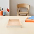thumbnail image 3 of Mesa de arena: Caja de arena de madera para escritorio para niños - Bandeja Montessori cuadrada para espacios pequeños y salas de juegos en interiores, 3 of 8