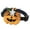 Pumpkin Orange, variant on SPRING PARK Halloween Cat Collars Adjustable Breakaway Cat Collar with Pumpkin Bat Pattern for Halloween Party
