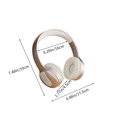 thumbnail image 3 of Dual Wireless Headphones for TV Watching with RF Transmitter, Bluetooth Over-On Ear TV Headphones Wireless for Seniors, No Lip-Sync Delay, Plug & Play. Set of 1(Beige), 3 of 8