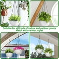 thumbnail image 5 of Fabulas 2 Pack Hanging Planter Pots for Plants Outdoor Indoor, 9 inch Hanging Plant Pot Plastic Flower Pots with Drainage Holes Ceiling Hooks, 5 of 5