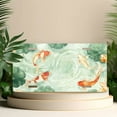 thumbnail image 4 of License Plate, Koi Pond Scene Decorative Front,Personalized Stainless Steel License Plate Cover For Men Women,12.2" X 6.2", 4 of 6