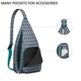 thumbnail image 3 of Ethnic Colorful Sling Backpack – Crossbody Chest Bag, Anti-Theft, 3 of 4