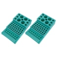 thumbnail image 1 of Shisuyan 2pcs Universal Plastic Test Tube Rack Trapezoidal Centrifuge Tube Holder For 4-28mm Diameter Tubes Multi-Slots Centrifuge Tube Stand For Laboratory Use, 1 of 9