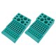 thumbnail image 1 of 2 soportes universales de plástico para tubos de ensayo, soporte trapezoidal para tubos de centrífuga de 4 a 28 mm de diámetro, con ranuras múltiples para uso en laboratorio, 1 of 8
